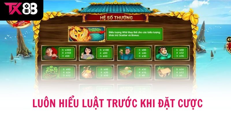 Luôn hiểu luật trước khi đặt cược